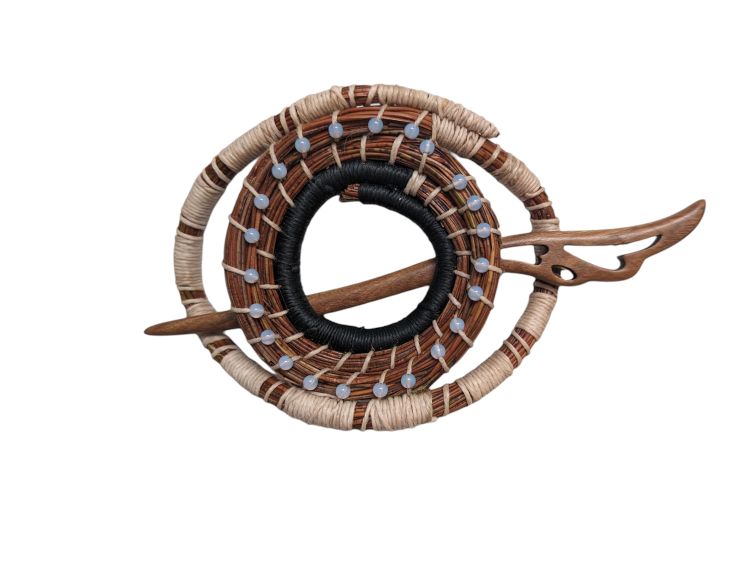 Red Pine Hand Weaved Hair Baskets