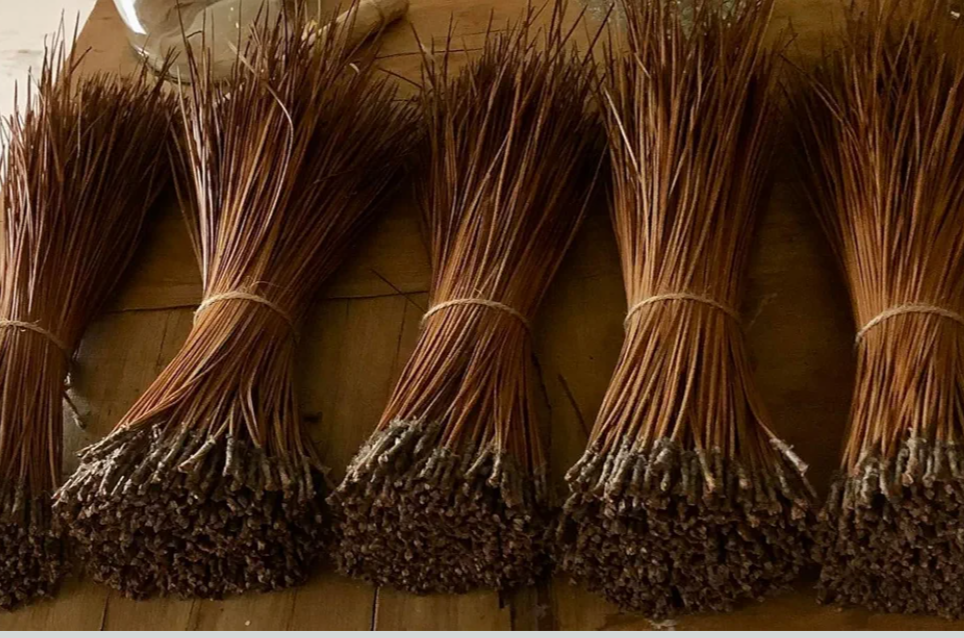 Pine Needle Hair Baskets