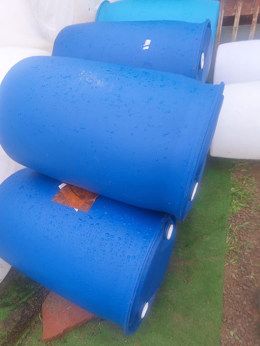 55 Gallon Food Grade Blue Barrel