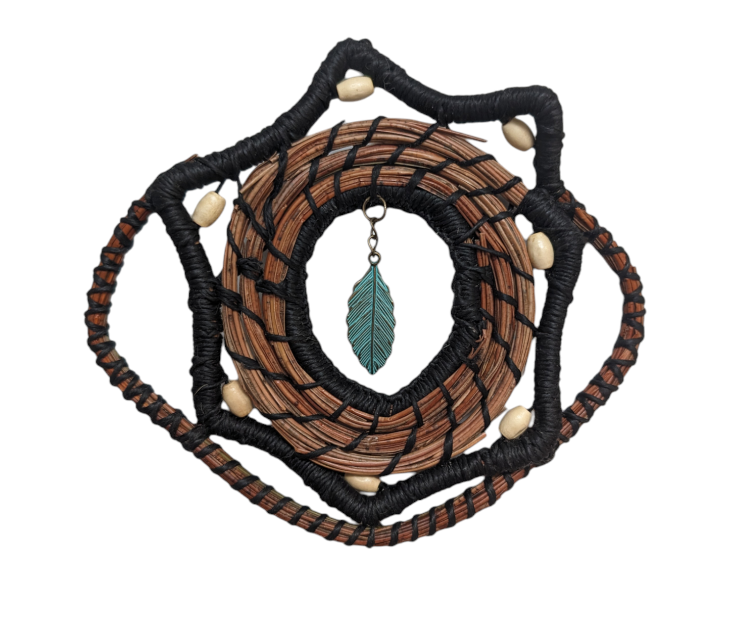 Elena - Pine Needle Hair Basket W/Pin